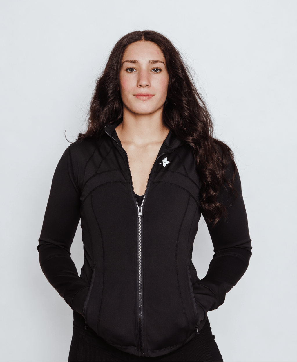 Women’s Sleek Zip-Up Jacket with Pockets