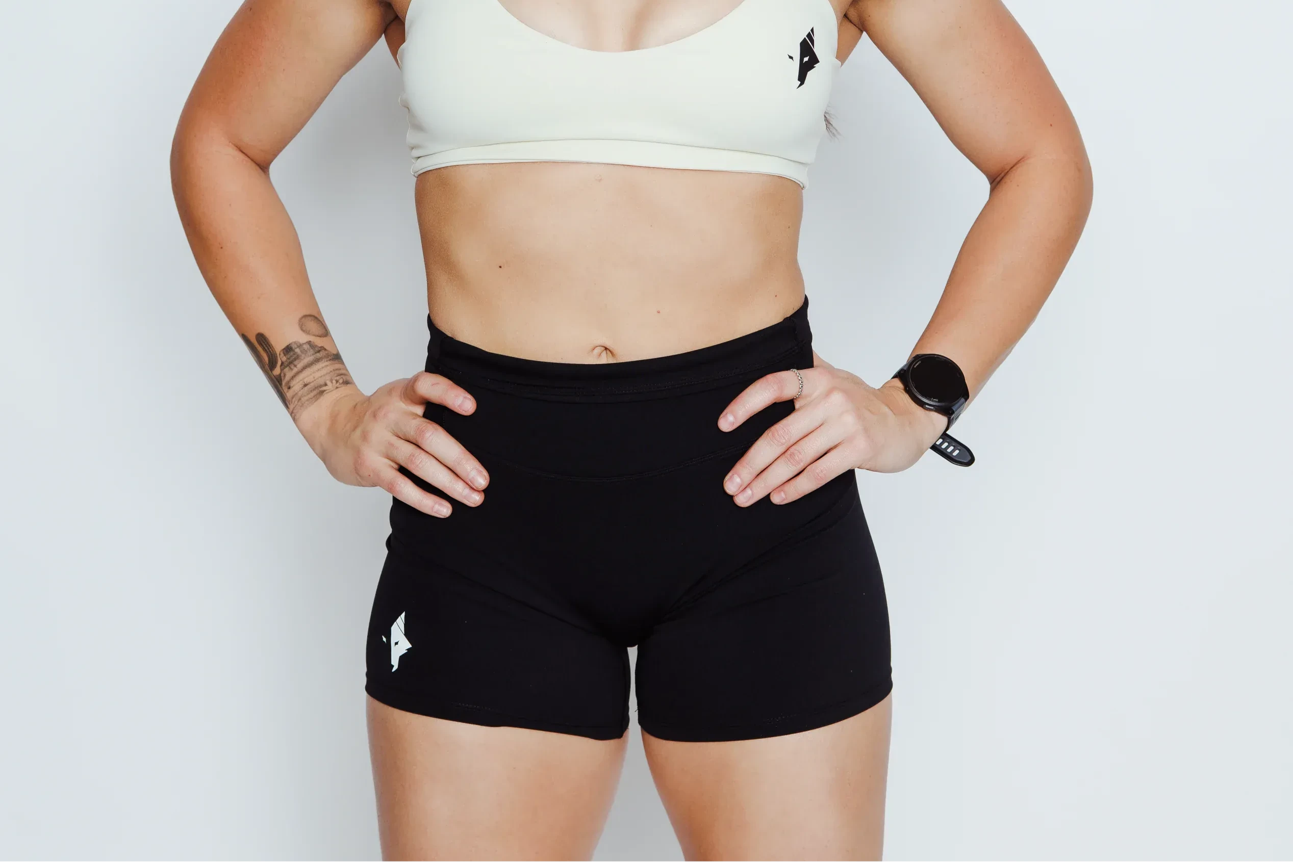 Women’s High-Waisted Scrunch Butt Squat-Proof Shorts-3