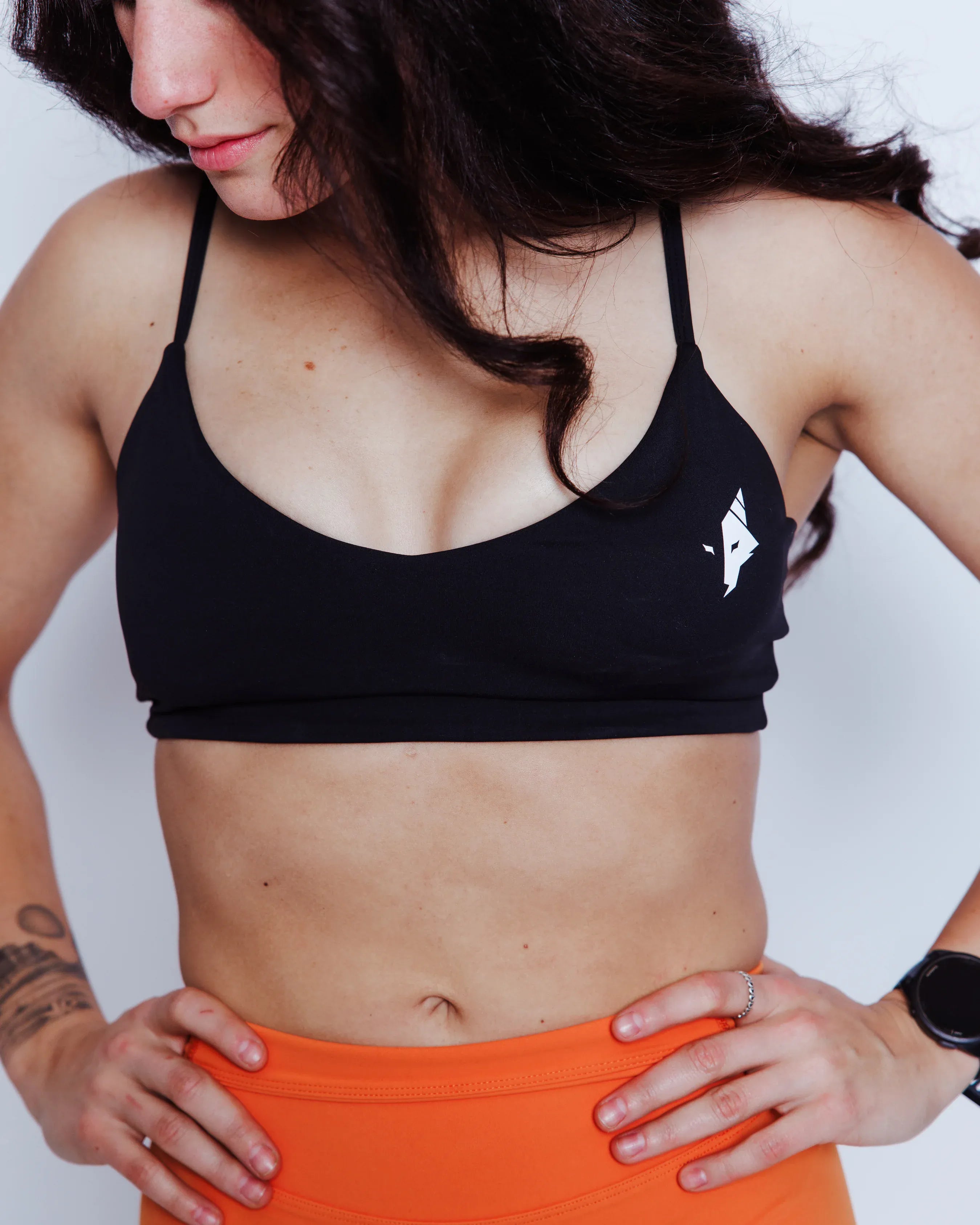 Women's High Support Spaghetti Strap Sports Bra-5