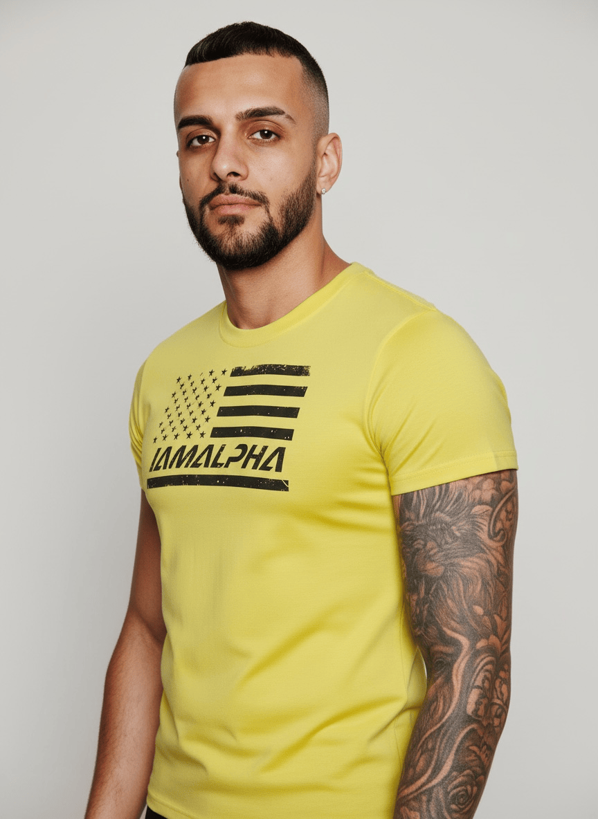 Men’s Regular-Fit Tri-Blend Graphic Tee-4