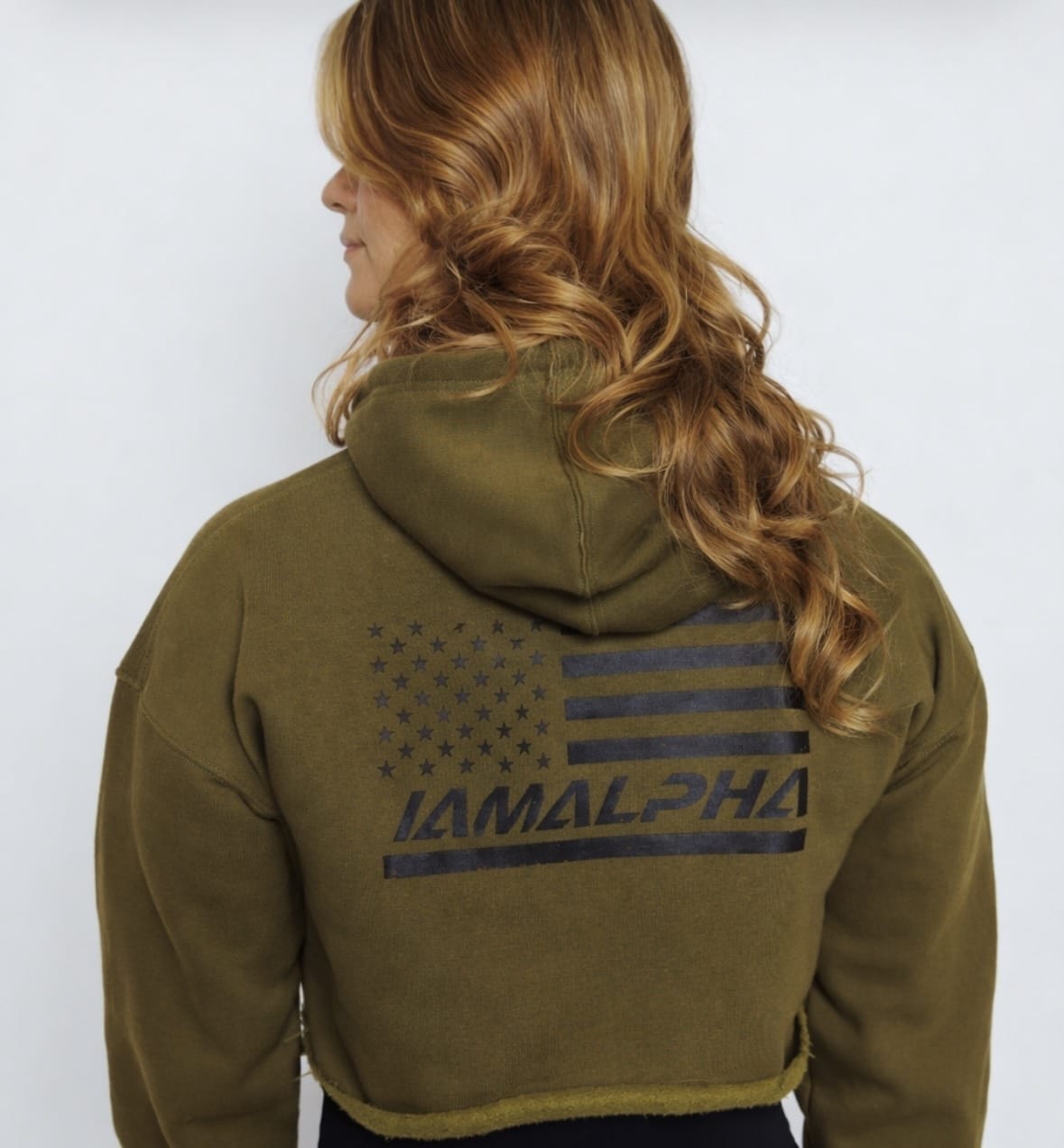 Women’s Relaxed-Fit Crop Hoodie Sweater-6