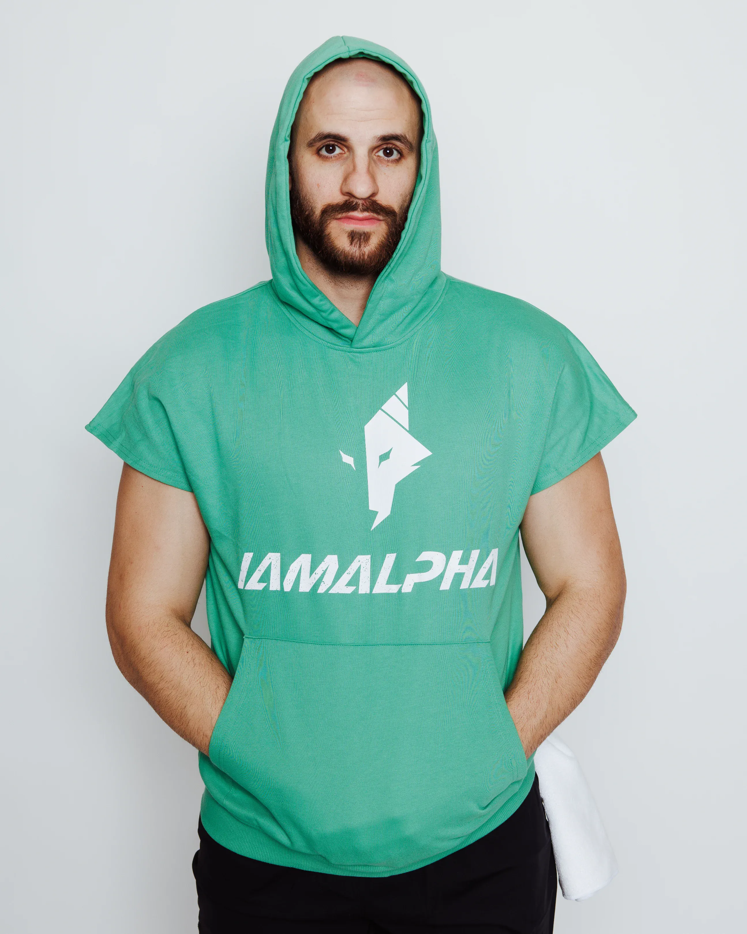 Men's Sleeveless Hoodie Streetwear Pullover