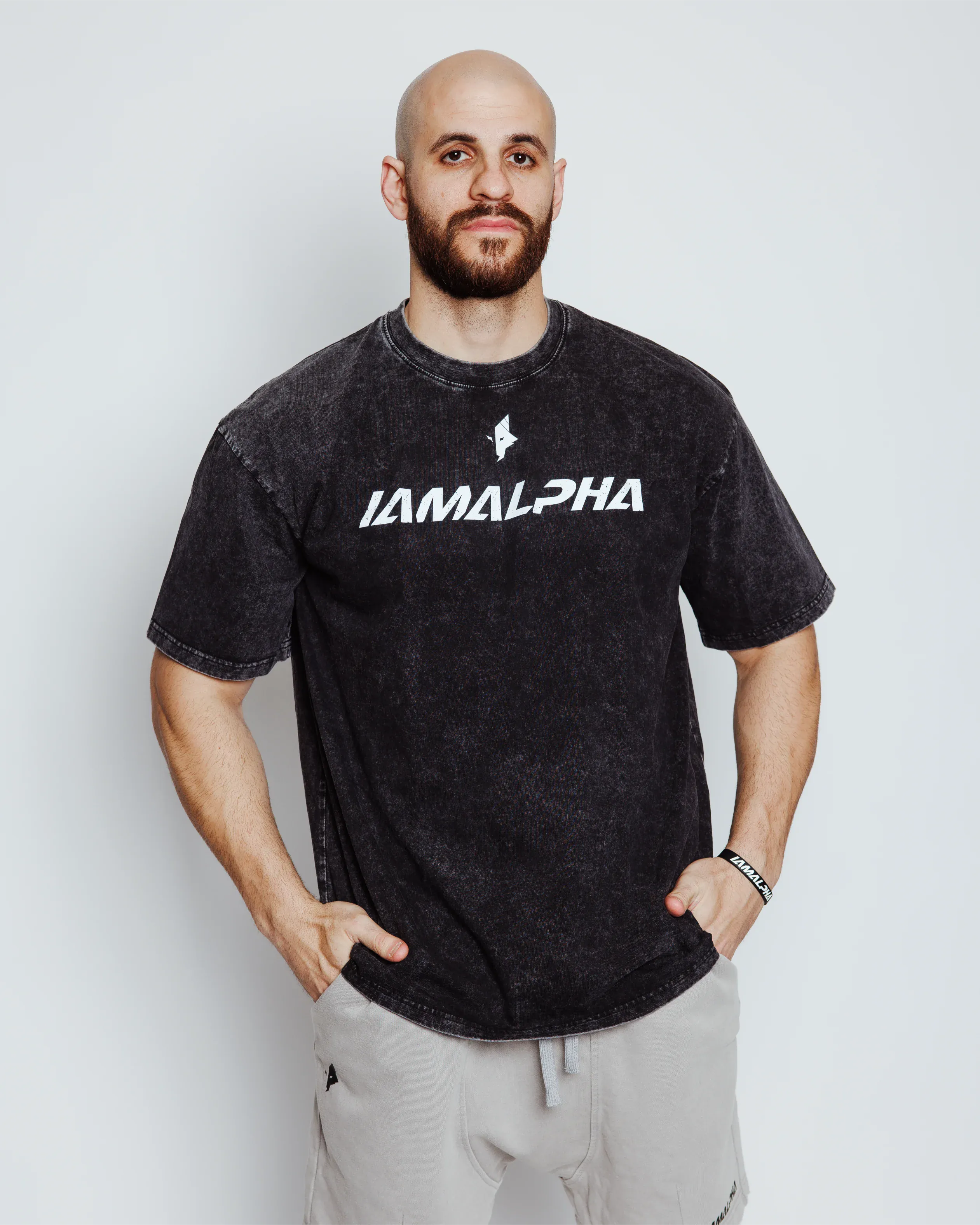 Men's Oversized Acid Wash Vintage Tee-3