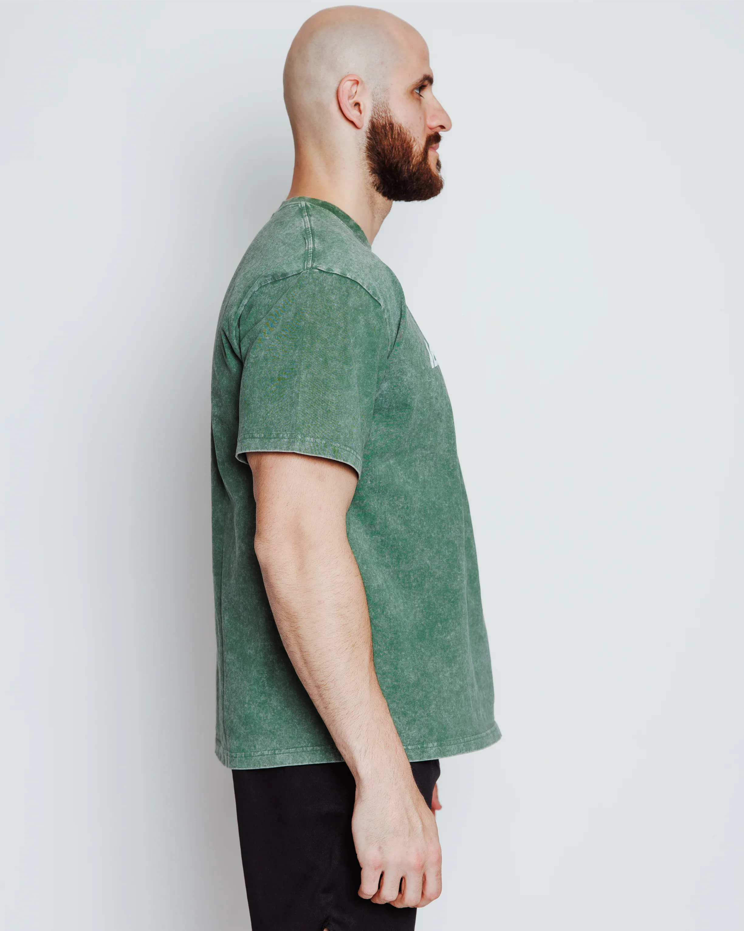 Men's Oversized Acid Wash Vintage Tee-2