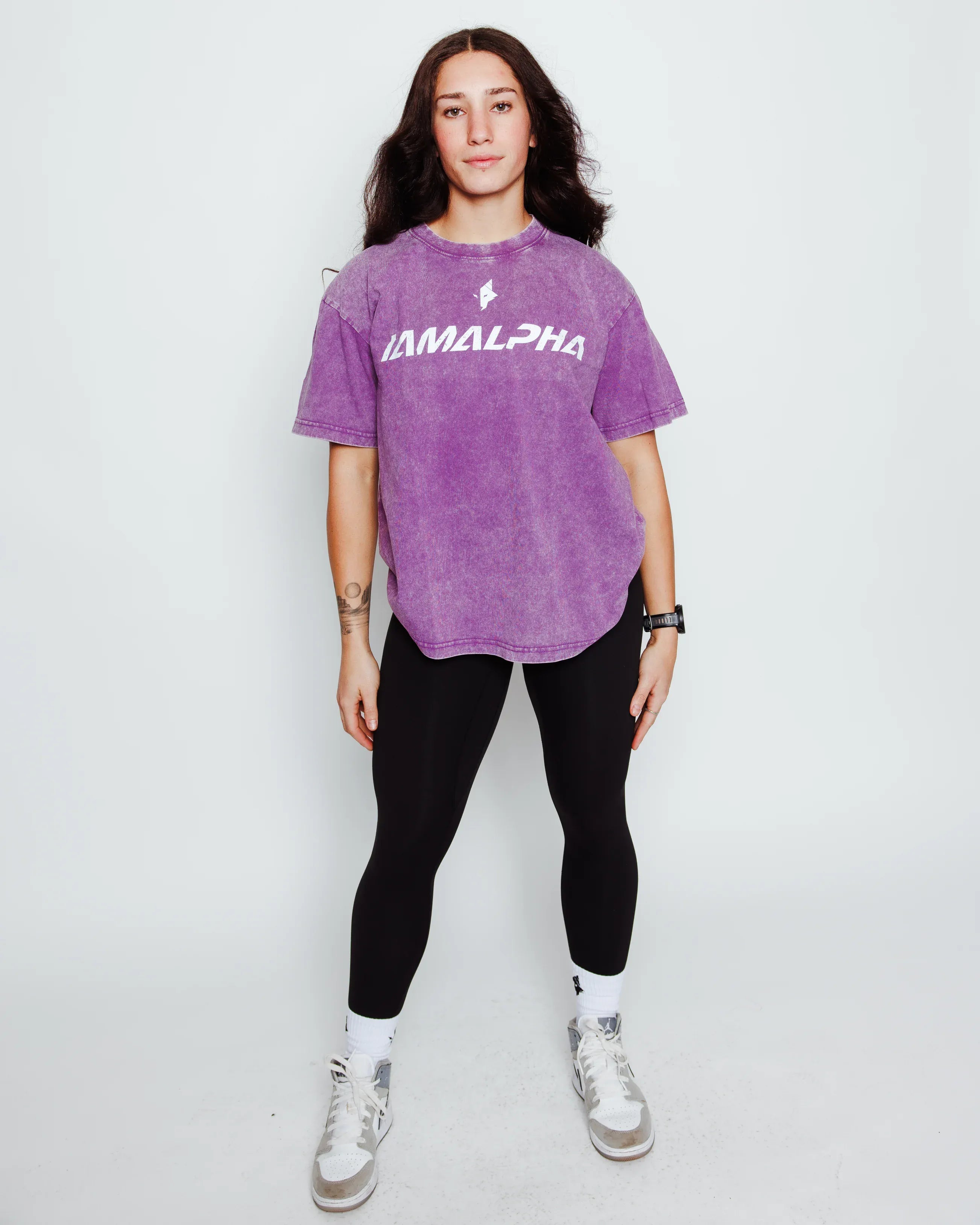 Women's Oversized Acid Wash Vintage Tee