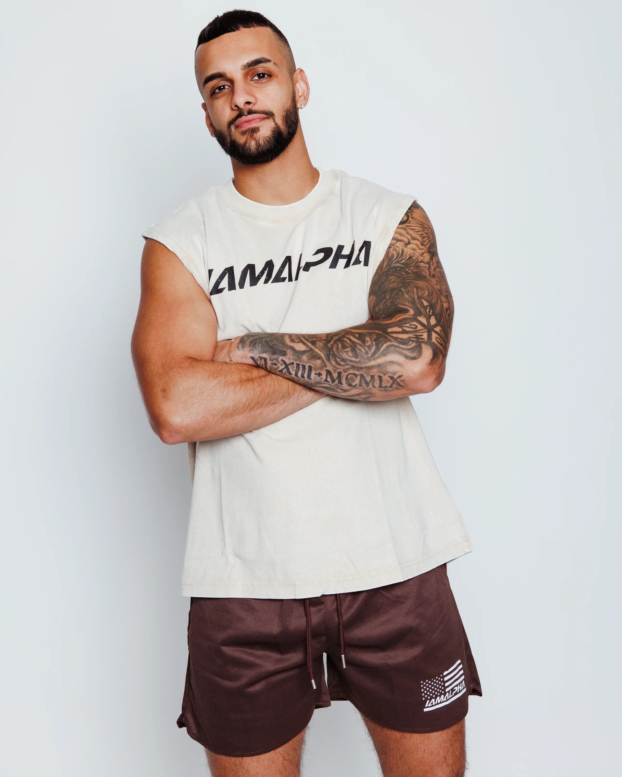 Men's Acid Wash Sleeveless Tee-3