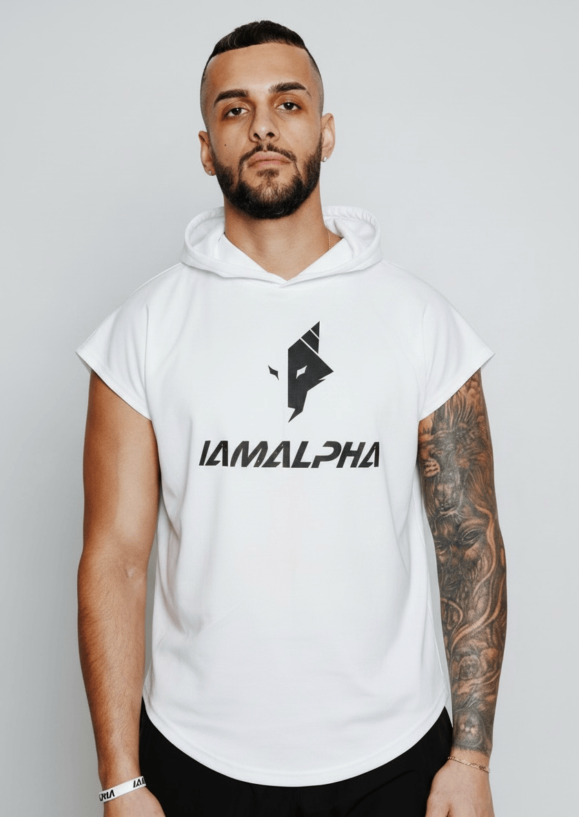 Men’s Sleeveless Streetwear Hoodie-4