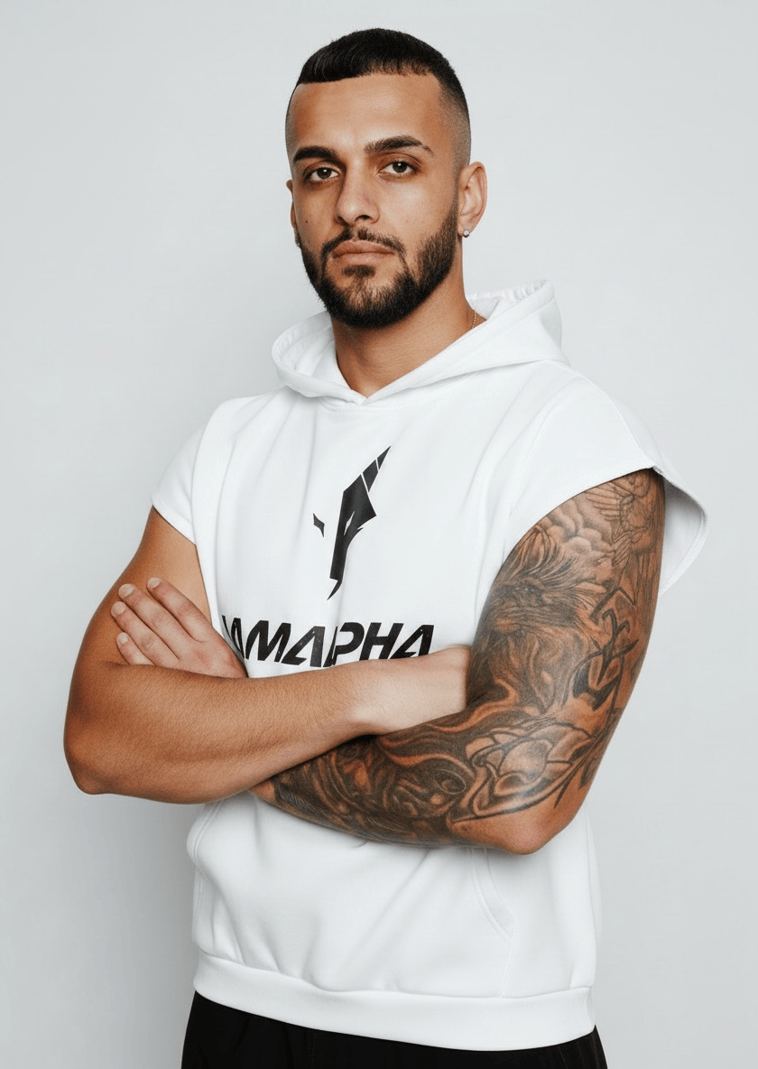Men’s Sleeveless Streetwear Hoodie-3