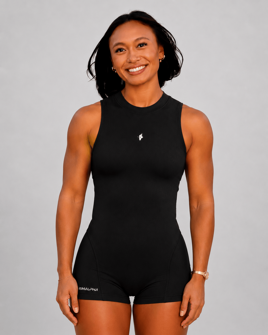 Sleeveless Scrunch-Butt Squat-Proof Bodysuit-3