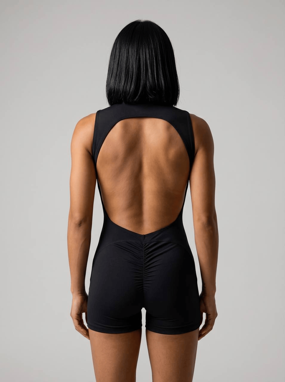 Sleeveless Scrunch-Butt Squat-Proof Bodysuit-4