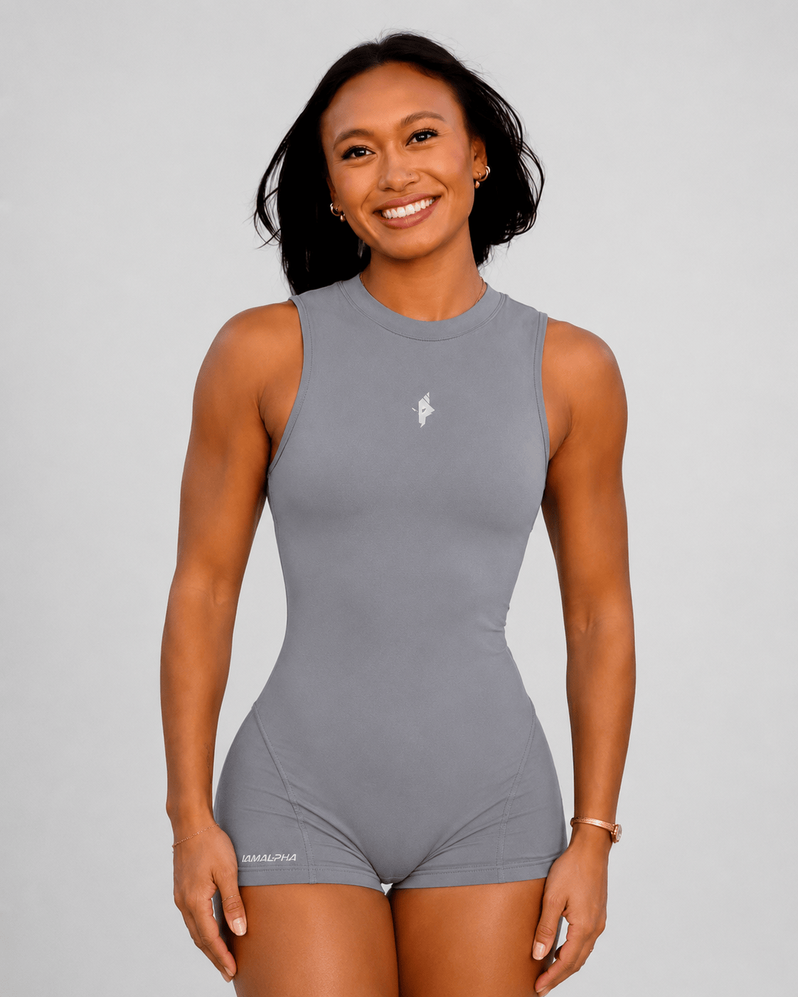 Sleeveless Scrunch-Butt Squat-Proof Bodysuit
