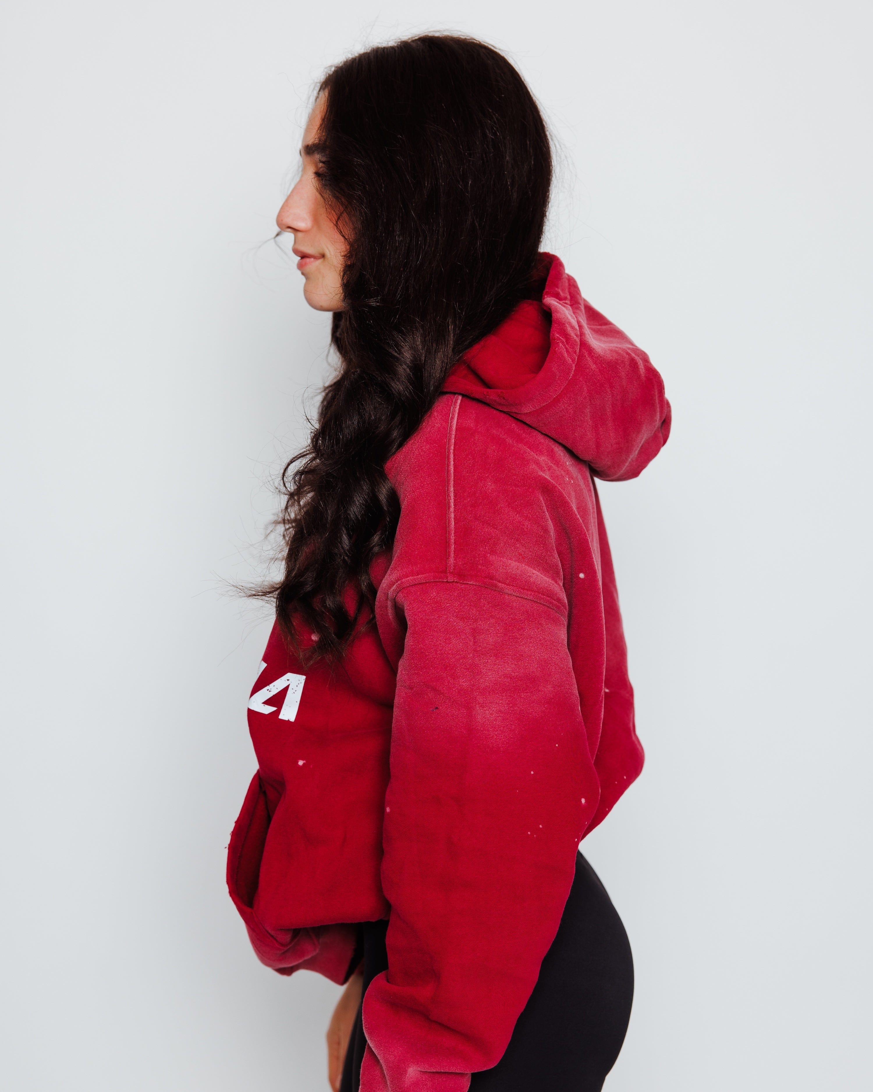 Women’s Distressed Washed Hoodie-2