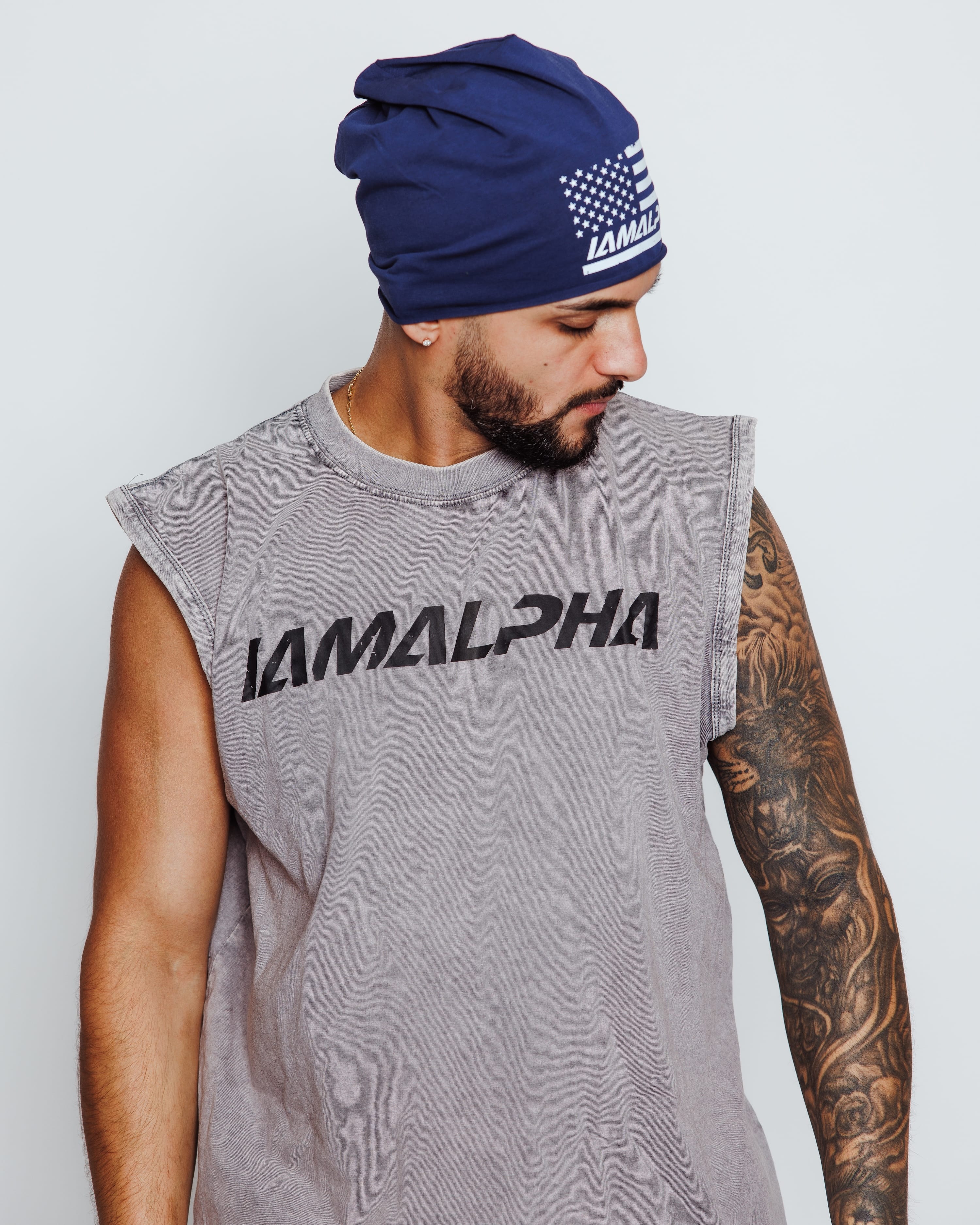 Men’s Relaxed Acid Wash Sleeveless Tee-5
