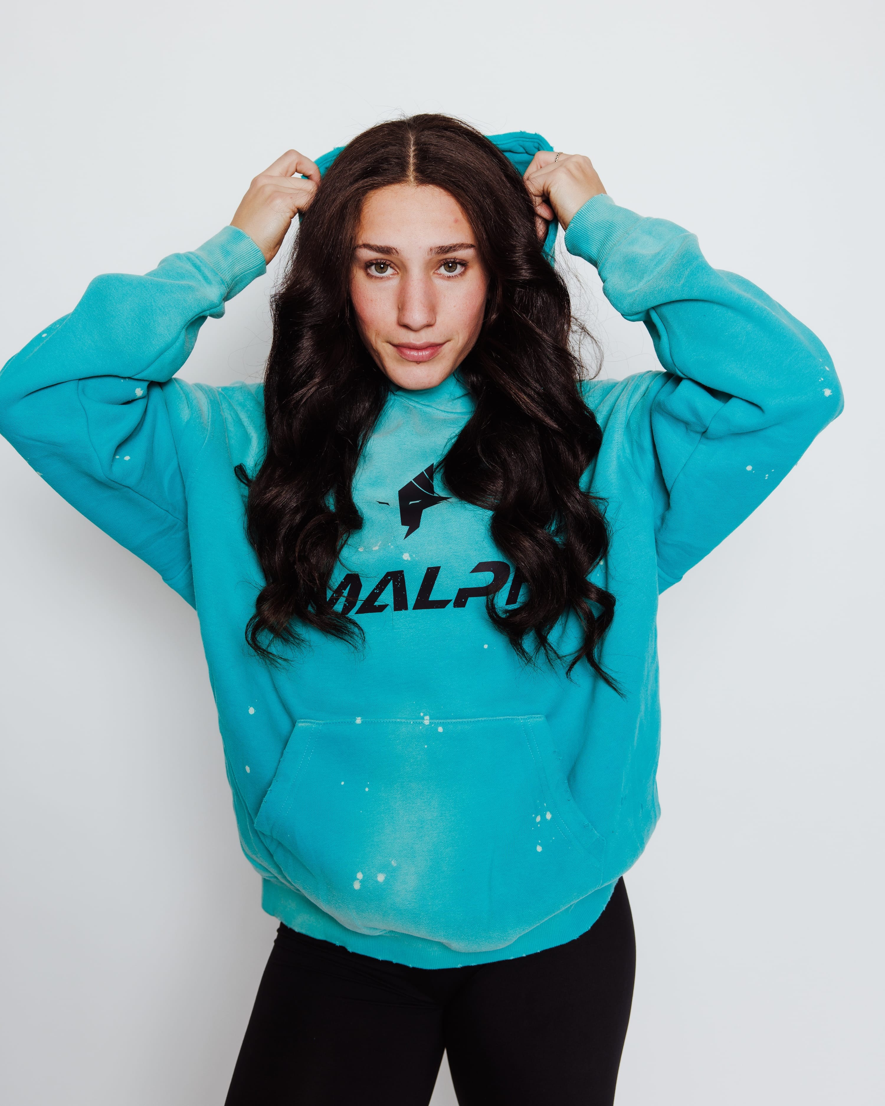 Women’s Distressed Washed Hoodie-3