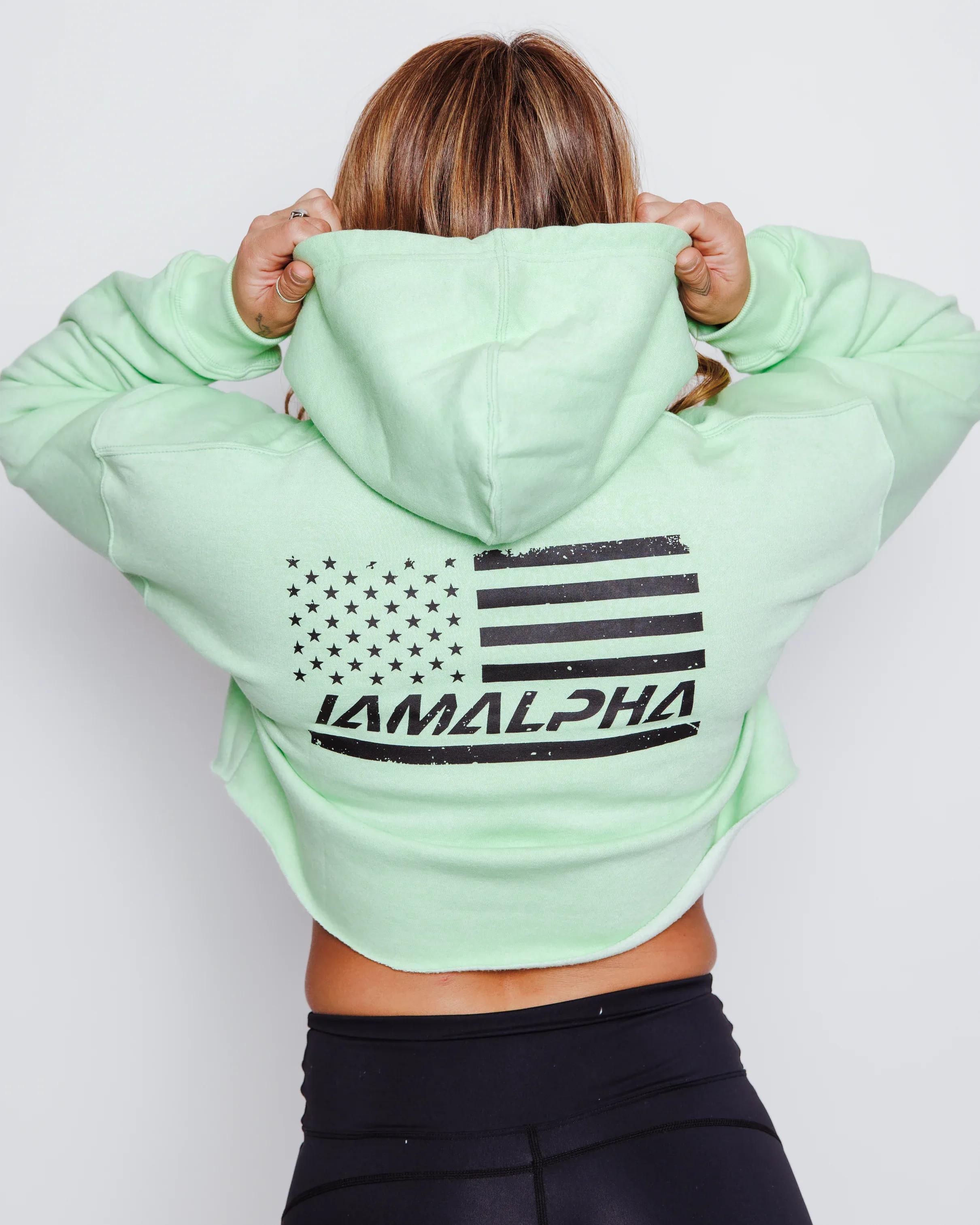Women’s Relaxed-Fit Crop Hoodie Sweater-2