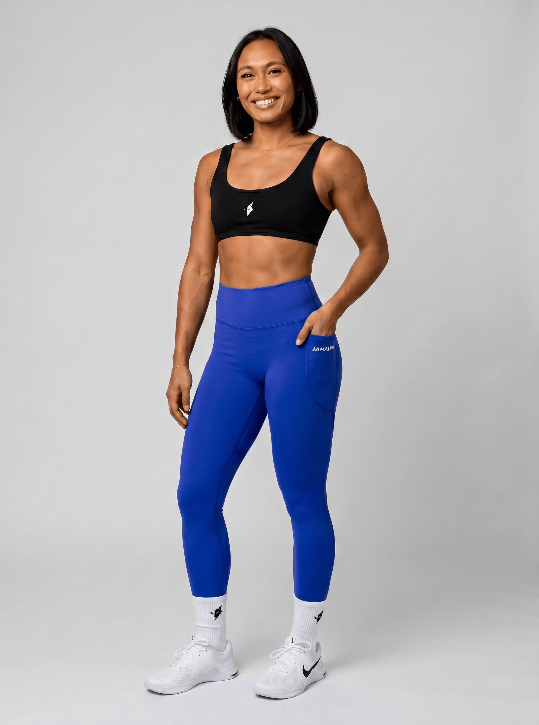 Women’s High-Waisted Hip-Lift Squat-Proof Leggings with Pockets-3