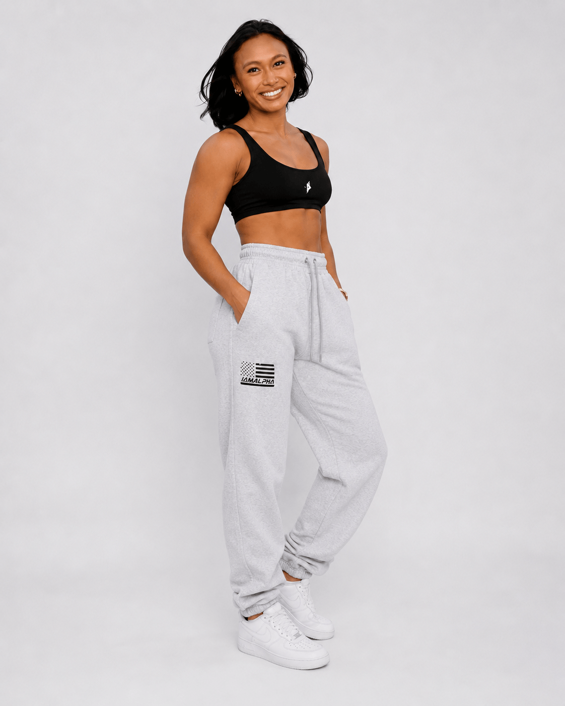 Women’s Relaxed-Fit Joggers with Drawstring-2