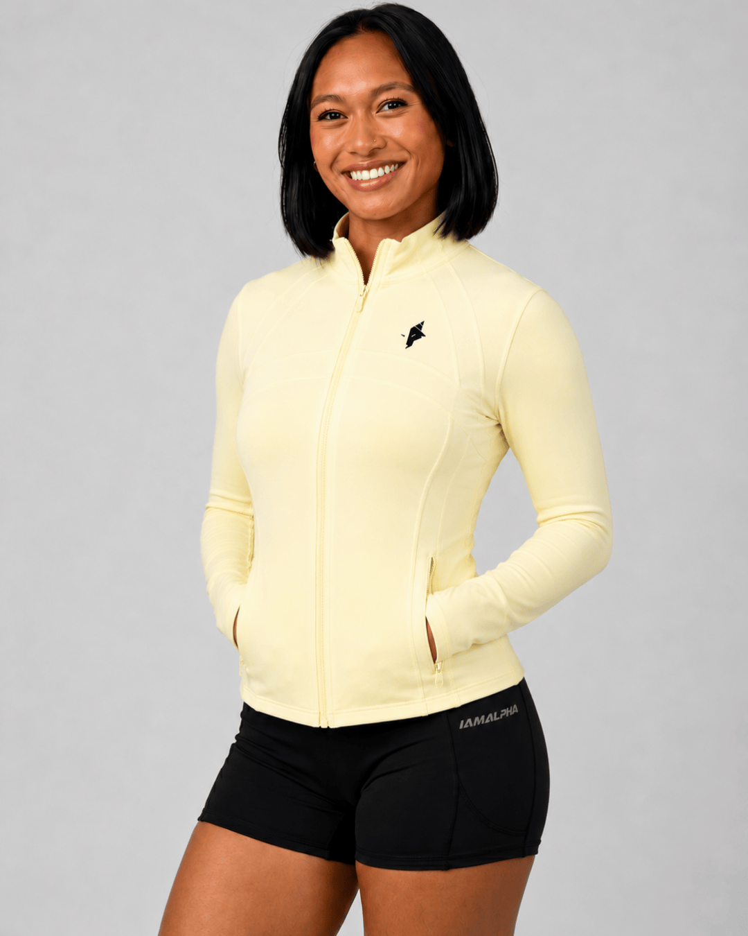 Women’s Sleek Zip-Up Jacket with Pockets-5