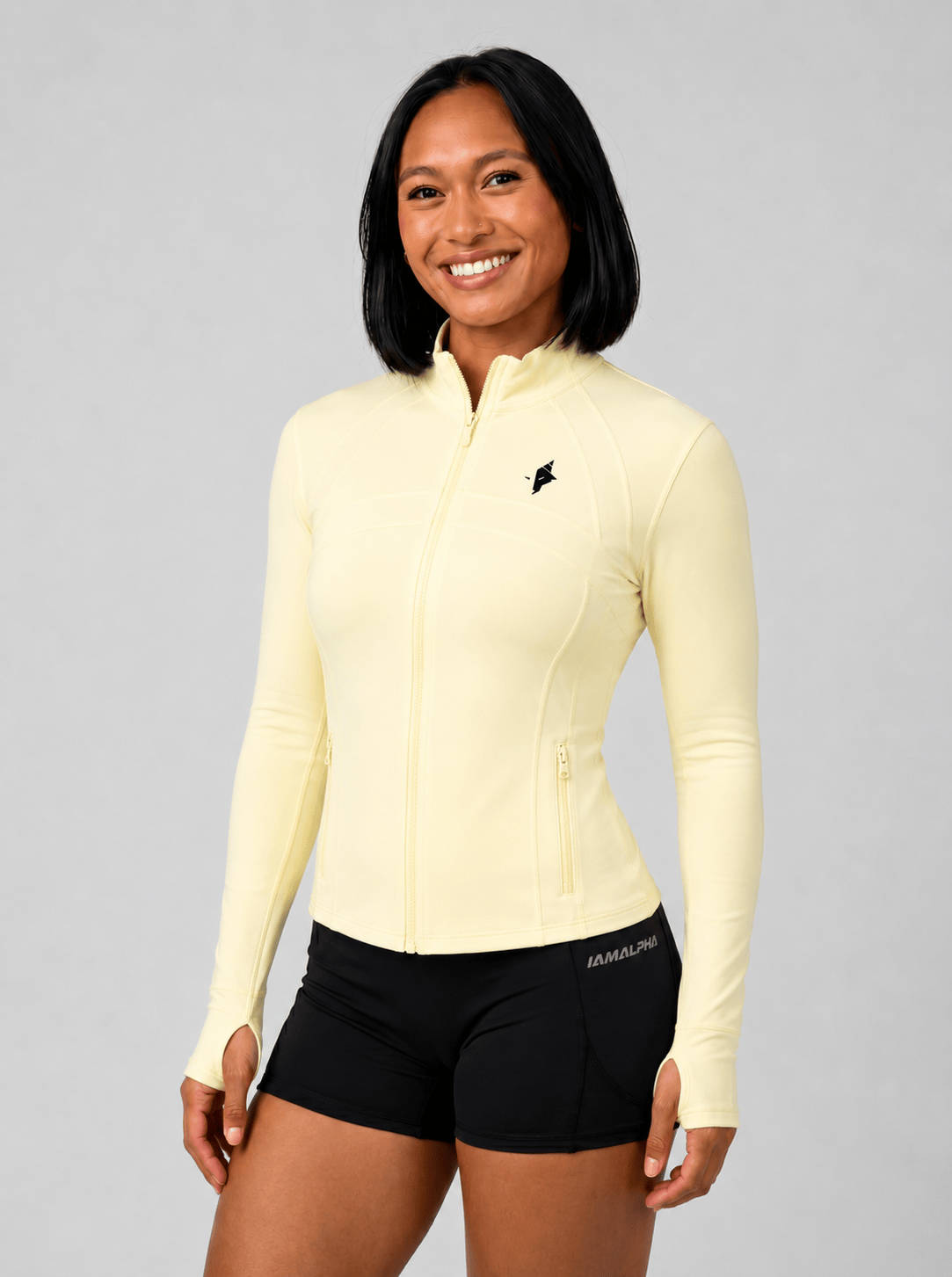 Women’s Sleek Zip-Up Jacket with Pockets-6